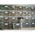 Stackable wire mesh storage container